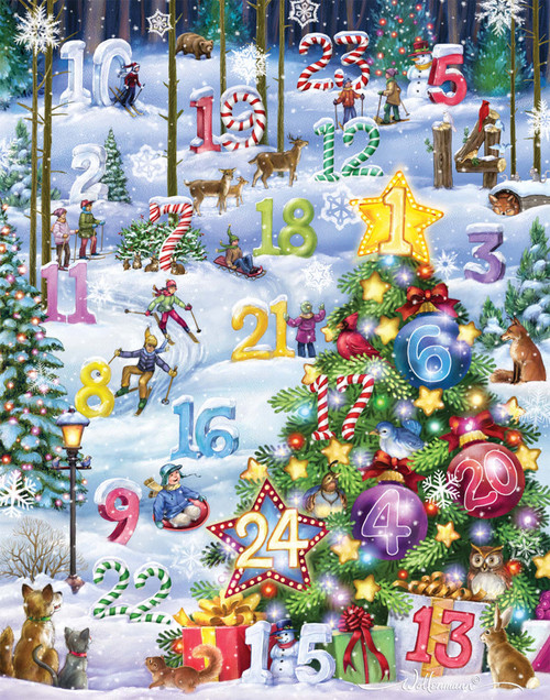 Snowy Slalom Advent Calendar