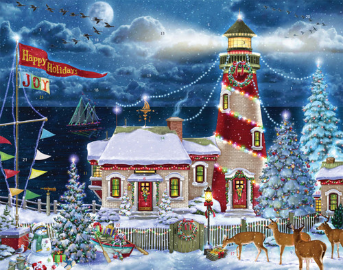 Christmas Lighthouse Advent Calendar