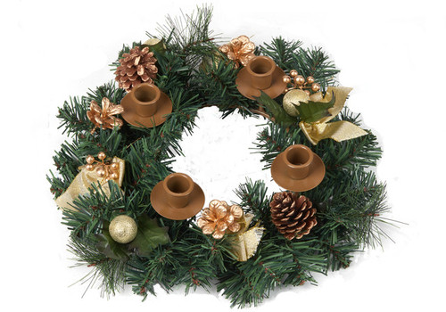 Traditional Pine Cone Advent Wreath