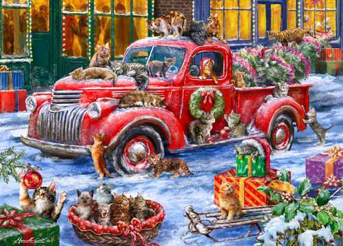 Box It's a Cats' Christmas Christmas Cards Box It's a Cats' Christmas Christmas Cards