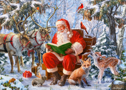 Box Santa's Forest Christmas Cards Box Santa's Forest Christmas Cards