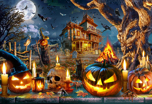 Halloween Nightmare Jigsaw Puzzle | 100 PC Halloween Nightmare Jigsaw Puzzle | 100 PC
