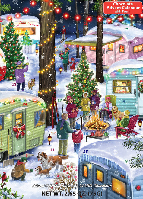 Camping for Christmas Chocolate Advent Calendar Camping for Christmas Chocolate Advent Calendar
