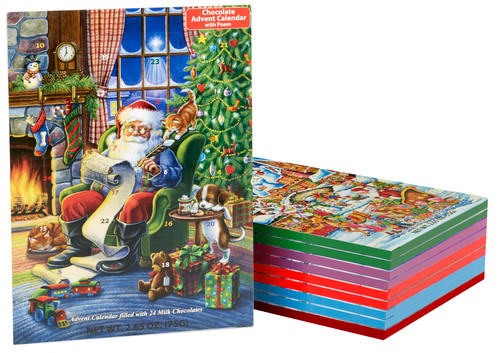 Set of 10 Chocolate Advents Fun & Whimsical