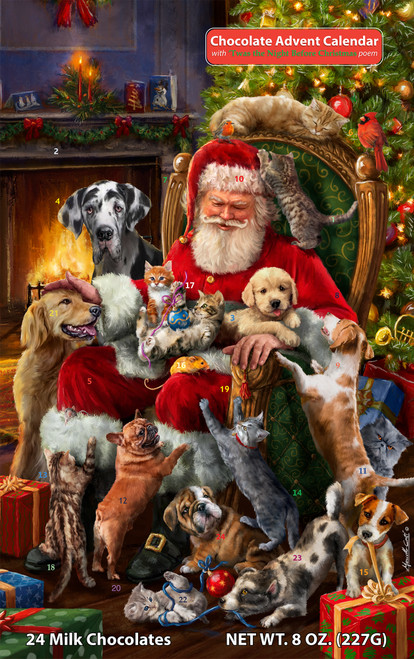 Santa's Little Friends Chocolate Advent Calendar