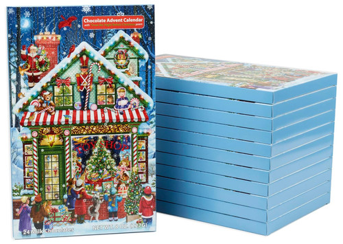 Santa's Helpers Chocolate Advent Calendar - Set of 12 Santa's Helpers Chocolate Advent Calendar - Set of 12