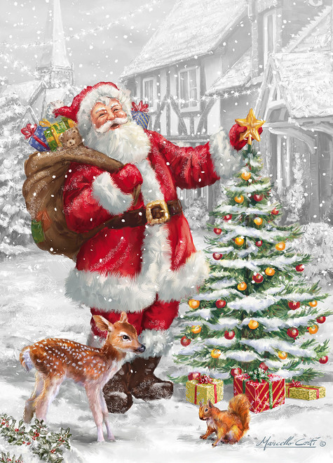 Santa & Friends Christmas Cards - Set of 100