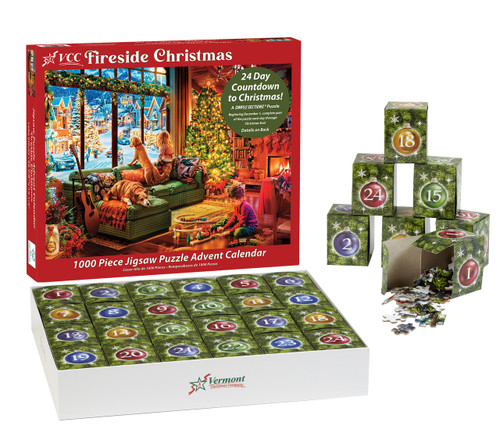 Fireside Christmas Jigsaw Puzzle Advent Calendar