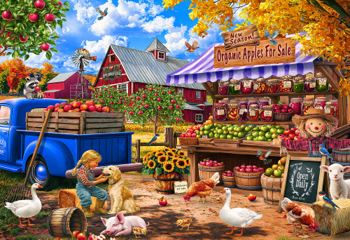 Apples for Sale Jigsaw Puzzle | 100 Piece