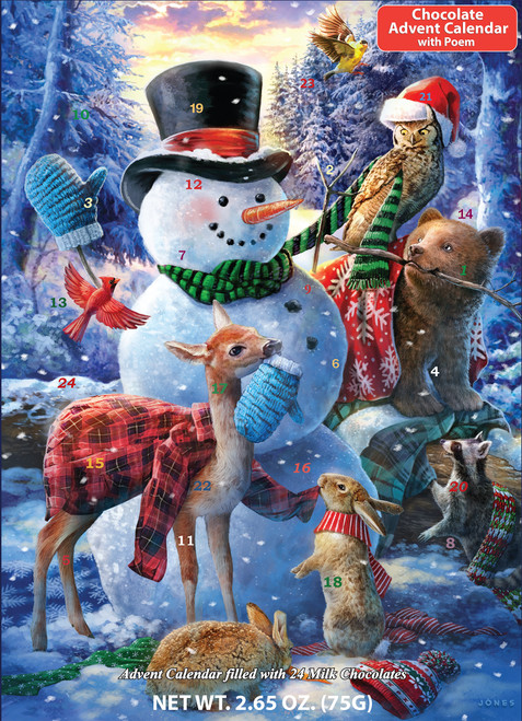 Snowman's Delight Chocolate Advent Calendar