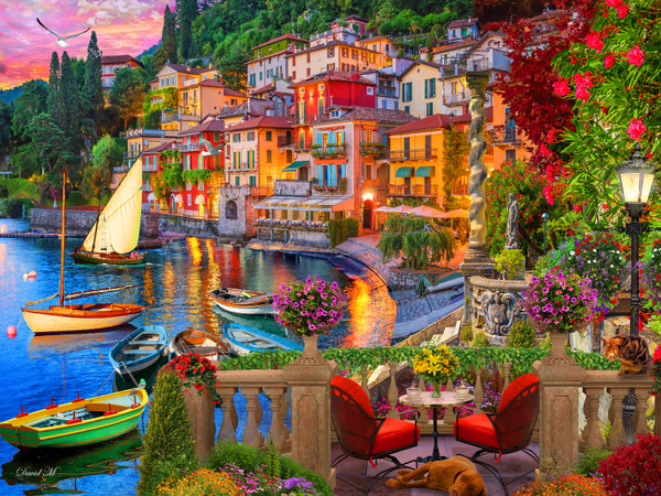 Italy's Lake Como Jigsaw Puzzle | 550 PC
