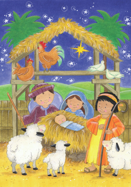 Newborn King Advent Calendar w/ Env