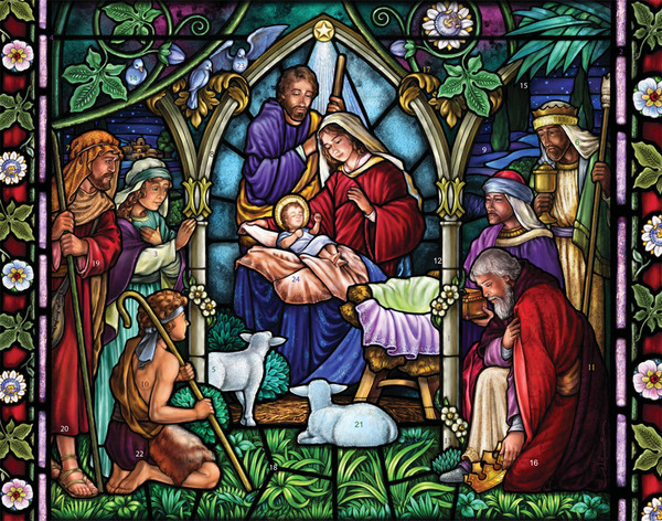Evening Nativity Advent Calendar