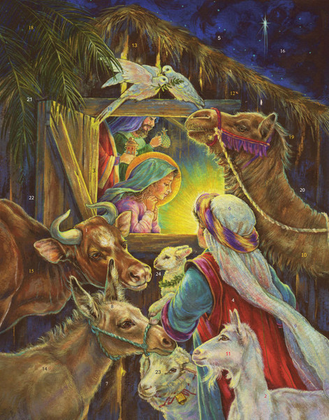 At the Manger Advent Calendar