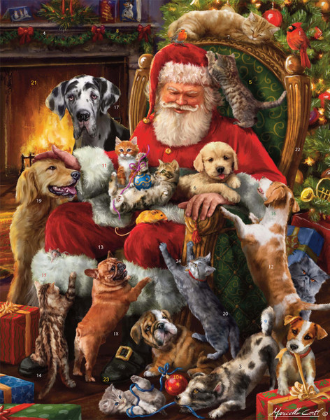 Santa's Little Friends Advent Calendar