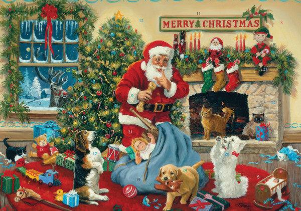 Santa's Beggars Advent Calendar