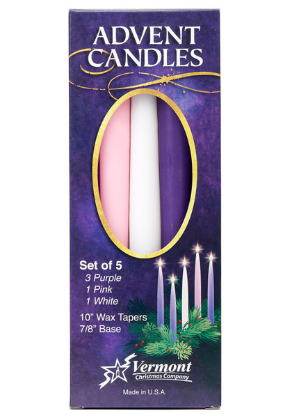 Set of 5 Advent Candles
