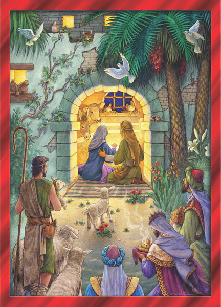 Box Peaceful Nativity Christmas Cards
