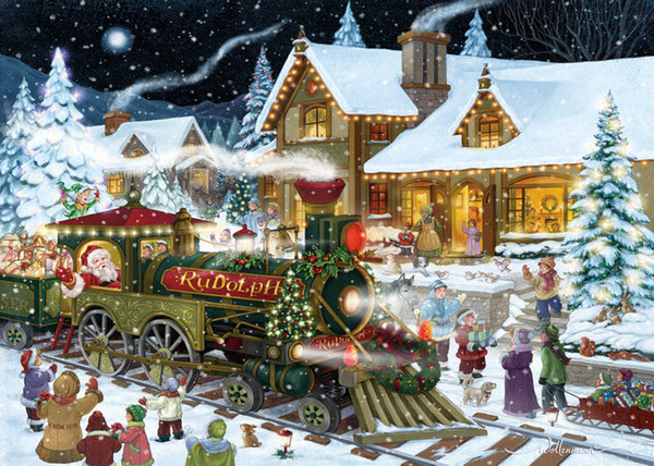 Whistle Stop Christmas Cards - Set of 100