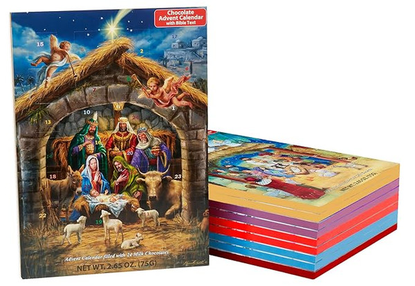 Set of 10 Chocolate Advents Religious