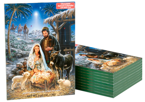 Star of Wonder Chocolate Advent Calendar - Set of 10