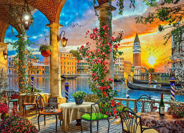 Sunset in Venice Jigsaw Puzzle | 1000 PC