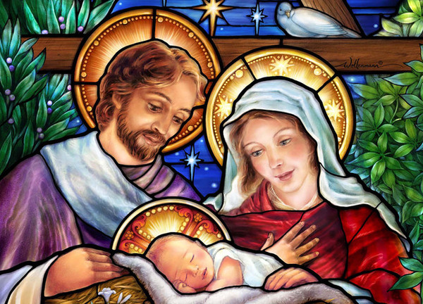 Holy Family Christmas Cards - Set of 100