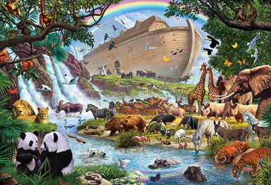 Noah's Ark Jigsaw Puzzle | 100 PC - Vermont Christmas Company