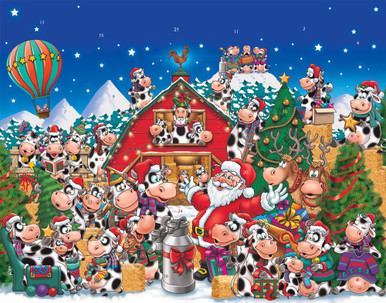 Christmas Cow Party Advent Calendar