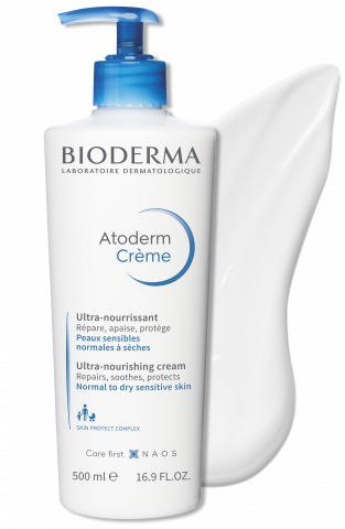Atoderm Pflegecreme – Intensive Feuchtigkeit Für Trockene & Empfindliche Haut (500 Ml Tube)