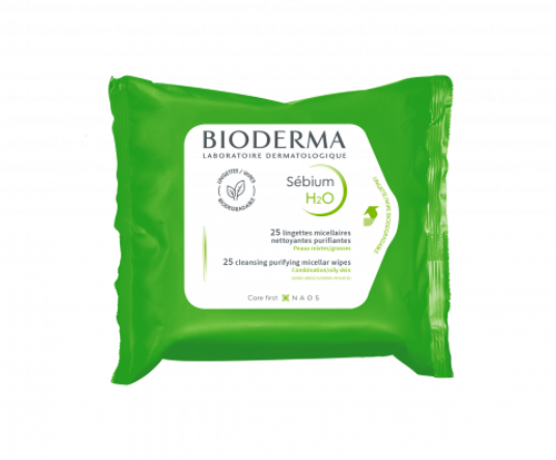 Purifying, dermatological cleansing wipes infused with micellar technology. Purifying, dermatological cleansing wipes infused with micellar technology.