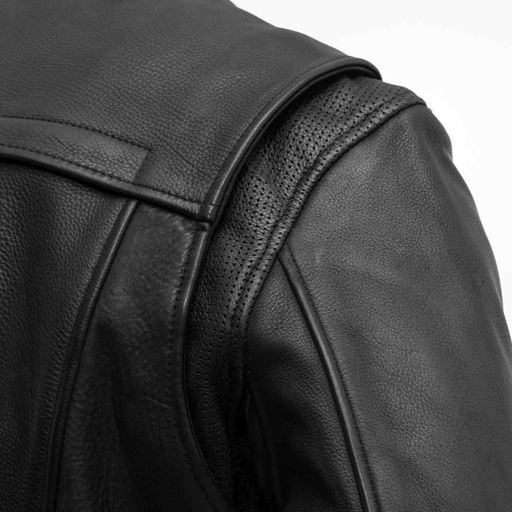 Leather Motorcycle Jacket - Men's - Revolt - Gun Pockets - FIM271CPMZ-FM