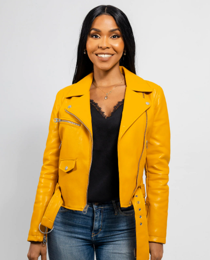 Maja Women Blazer Jacket in Mustard Yellow by Barbara Rizzi