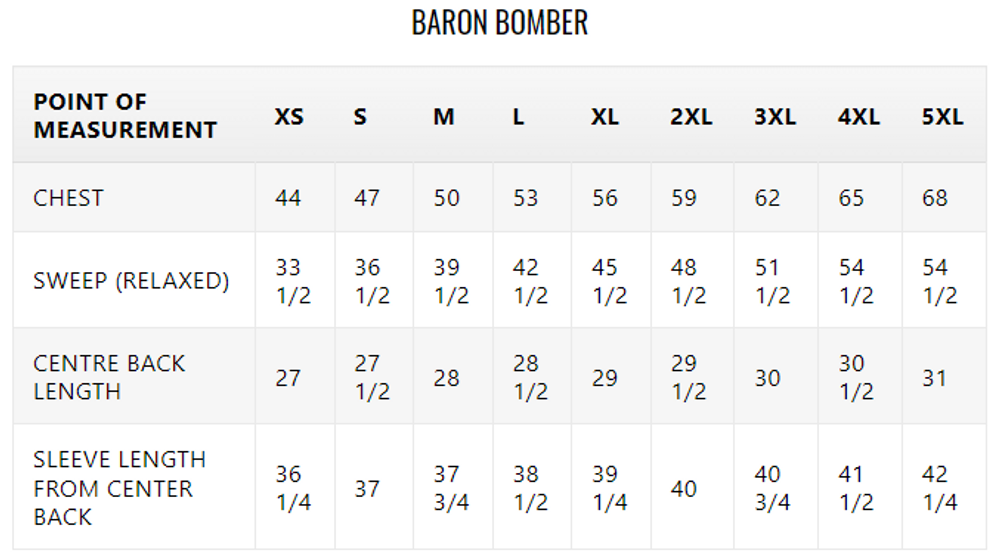 Leather Bomber Jacket - Men's - Lambskin - Baron Bomber - WBM2190NZ-FM