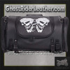 Motorcycle Sissy Bar Bag with Reflective Skulls - Medium - Biker Gear Bags - SB84-SKULL-MED-DL