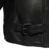 Night Rider - Men's Platinum Naked Leather Motorcycle Jacket - Oxblood or Black - SKU FIM269CPMZ-FM