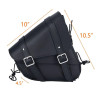 Swing Arm Bags - PVC - Left and Right - Pair You Get Two - Motorcycle Luggage - C-SAB67095-PR-DL