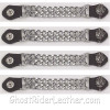 Set of Four Liberty Torch Vest Extenders with Chrome Chain - AC1074-DL