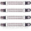 Set of Four Texas Star Vest Extenders with Chrome Motorcycle Chain - AC1063-BC-DL