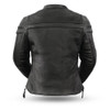 Leather Motorcycle Jacket - Women's - Mandarin Collar - Maiden - FIL162NTCZ-FM