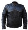 Men's Leather Shirt Jacket - Durango Gray - 6643-AGR-UN