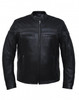 Leather Motorcycle Jacket - Men's - Racer Style - 6037-00-UN
