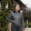 Leather Jacket - Women's - Racer - Anthracite or Whiskey - WBL1587-FM