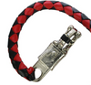 Get Back Whip - Black and Red Leather - 36 Inches - GBW6-11S-DL