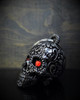 Sugar Skull Diamond - Pewter - Motorcycle Spirit Bell - Made In USA - SKU BB77-DS