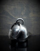 Canadian Helmet Skull - Pewter - Motorcycle Gremlin Bell - Made In USA - SKU BB51-DS