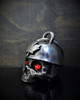 Canadian Helmet Skull Diamond - Pewter - Motorcycle Gremlin Bell - Made In USA - SKU BB71-DS