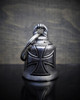 Maltese Cross - Pewter - Motorcycle Gremlin Bell - Made In USA - SKU BB25-DS