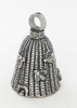 Bee Skep - Pewter - Motorcycle Guardian Bell - Made In USA - SKU GB-BEE-SKEP-DS