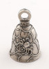 Black Widow - Spider Web - Pewter - Motorcycle Guardian Bell - Made In USA - SKU GB-BLACK-WIDOW-DS